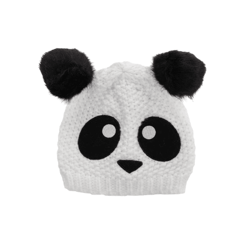 Handmade Crochet Panda Beanie Hat