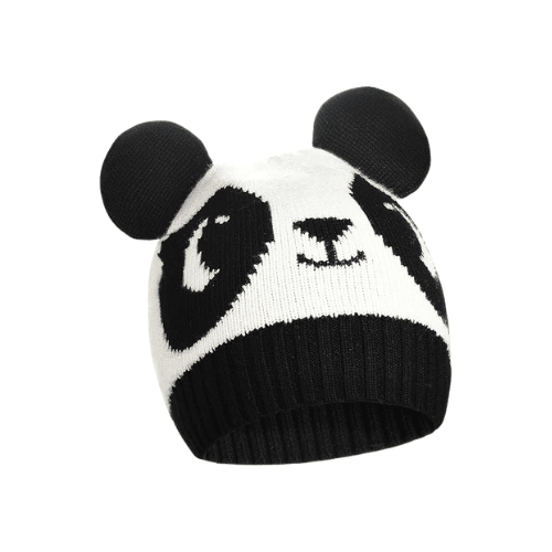 Handmade Crochet Panda Beanie Hat