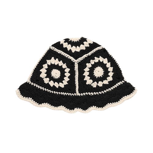 Modern "Petal & Palm" Crochet Bucket Hat