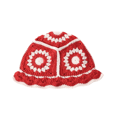 Modern "Petal & Palm" Crochet Bucket Hat