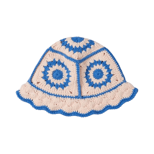 Modern "Petal & Palm" Crochet Bucket Hat