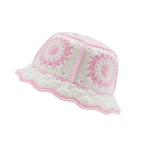 Modern "Petal & Palm" Crochet Bucket Hat