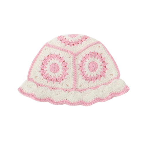 Modern "Petal & Palm" Crochet Bucket Hat