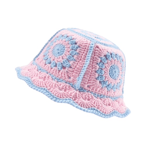 Modern "Petal & Palm" Crochet Bucket Hat