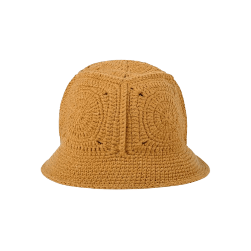 Handmade Crochet Bucket Hat – Artisanal Knitted "Milk Cotton" Beanie