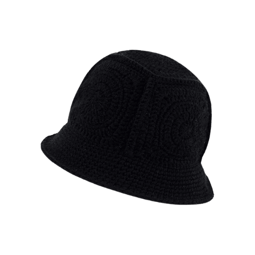 Handmade Crochet Bucket Hat – Artisanal Knitted "Milk Cotton" Beanie