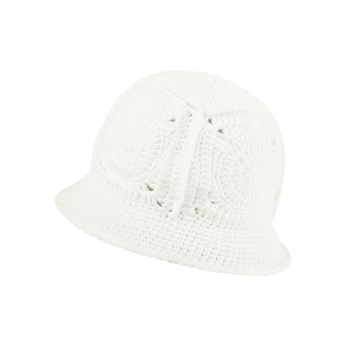 Handmade Crochet Bucket Hat – Artisanal Knitted "Milk Cotton" Beanie