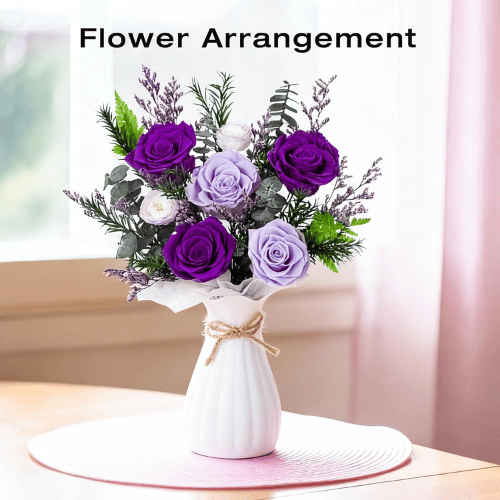 Handcrafted Preserved Real Rose Bouquet