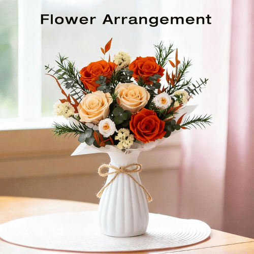 Handcrafted Preserved Real Rose Bouquet