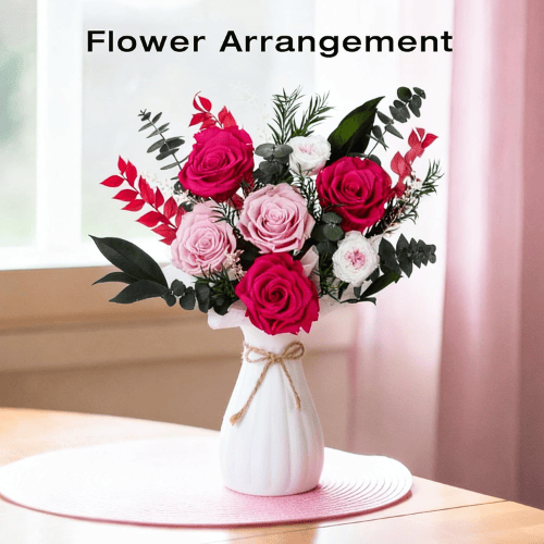 Handcrafted Preserved Real Rose Bouquet